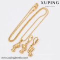 63804-guangzhou mode nachahmung schmuck 18k gold charakter schmuck sets